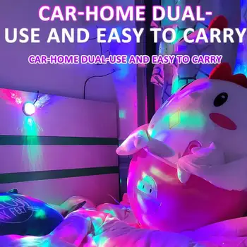Araba çakarlı lamba LED araba ışıkları Aracınızın İçinde Araba Ortam Aydınlatma Renkli Otomatik Tavan iç aydınlatma Romantik Atmosfer
