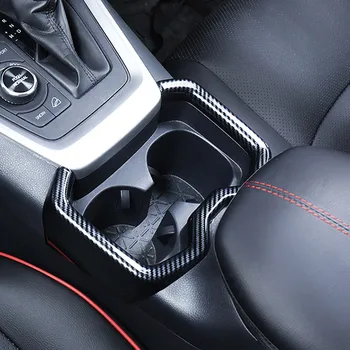 Araba Ön Merkezi Konsol Su Bardağı Tutucu Çerçeve Toyota RAV4 2020 2021 İç Modifikasyon Trim Aksesuarları Araba Styling