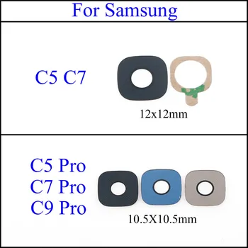 Arka Arka Kamera Cam Lens Kapağı için Etiket ile Samsung Galaxy C5 Pro / C7 Pro / C9 Pro C5010 / C7010 / C9000 / C5 C7 C5000 C7000