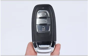 Audi için A4L A6L Q5 Q7 A5 S4 S5 TT Yedek Akıllı Uzaktan Anahtar Kabuk Durumda 3 Düğme Fob Anahtar Kapak