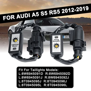 AUDİ için A5 S5 RS5 2012-2019 Dinamik Dönüş Sinyali Göstergesi LED Arka Lambası Eklenti Modülü kablo tel düzeneği Araba ışıkları Aksesuarları