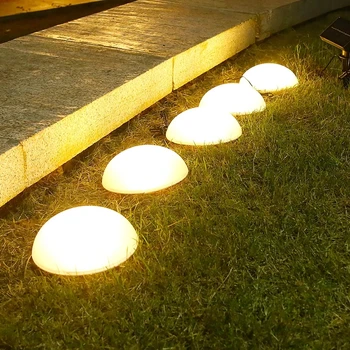 Açık 5 Adet güneş zemin ışıkları bahçe çim lambaları açık su geçirmez yolu Peyzaj Merdiven Yard güverte Dekorasyon lambası