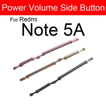Açık kapalı Güç ve Ses Düğmesi Xiaomi Redmi İçin Not 5 6 Pro Not 5A Başbakan Ses Ses Kontrolü Yan Anahtar Güç Düğmesi Onarım Parçaları