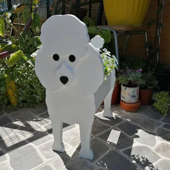 Bahçe Saksı Köpek Ekici El Sanatları DIY Bahçe Süslemeleri Saksı Saklamak için Bahçe Ekici Bahçe Ev Süsler Sanat