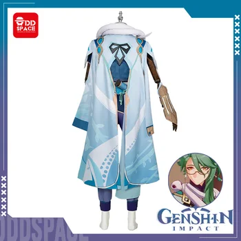 Baizhu cosplay Genshin darbe cosplay kostüm Baizhu genshin cosplay peruk ayakkabı Yılan Anime Karnaval Kostüm Yetişkin Erkekler Kadınlar İçin