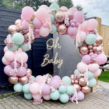 Balon Garland Kemer Kiti Düğün Doğum Günü Balonlar Dekorasyon Parti Balonlar Bebek Duş Dekor Balon Balon Aksesuarları