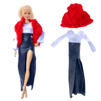 Barbie Giyim Seti Takım Elbise gece elbisesi İçin 11.5 inç Barbie Bebek ve 1/6 BJD Blythe Asil Akşam Yemeği Parti Elbise Aksesuarları, kız Hediye