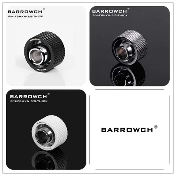 Barrowch pc su soğutma Uydurma yumuşak tüp konektörü Sürgülü boru ID9. 5mm OD12.7mm / 16mm FBHKN-3/8-İNCE FBHKN-3/8-kalın