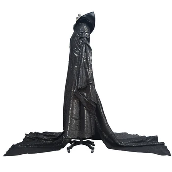 Bayanlar süslü elbise Yetişkin Deluxe Maleficent Kostüm Evil Kraliçe Cosplay Kıyafet Kadın Cadılar Bayramı Partisi Cosplay Kostüm şapka