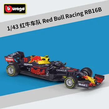 Bburago 1: 43 Kırmızı Boğa rb16b F1 yarış simülasyon alaşım bitmiş model oyuncak vestapan Araba
