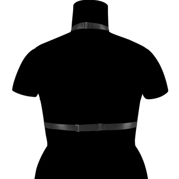 Bdsm Koşum Kadın Şişman Moda Artı Boyutu İç Çamaşırı Kafes Sütyen Egzotik Gotik Harajuku Cosplay Seksi Elastik Bandaj Elbise Askı