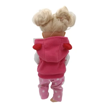 Bebek Yeni Doğan Fit 16 inç 42cm Nenuco oyuncak bebek giysileri Aksesuarları Hairband Unicorn Tek parça elbise Bebek doğum günü hediyesi
