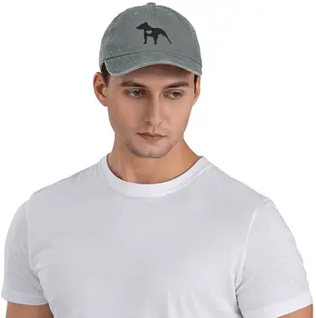 Ben Aşk Benim Pitbull Beyzbol Kapaklar Komik Unisex Yumuşak Casquette Kap Moda Denim Şapka Vintage Ayarlanabilir Siyah