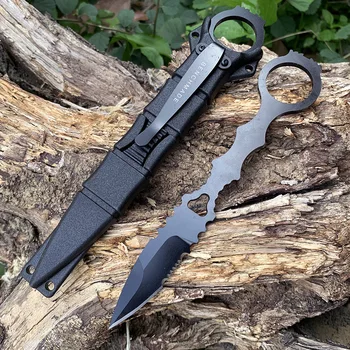Benchmade marka 176 D2 Düz Sabit Bıçak Sapı Bıçak Pocket EDC Kamp Hayatta kalma Güvenlik Araçları Bıçak