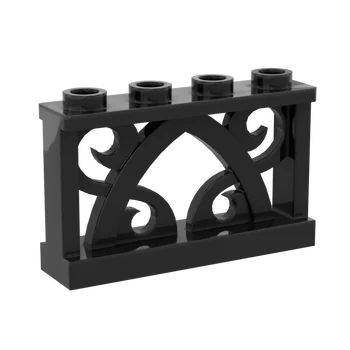 BuildMOC 19121 1x4x2 Çit 4 Çıtçıt Yapı Taşları Parçaları DIY Tuğla İnşaat Klasik Marka Oyuncaklar Hediye