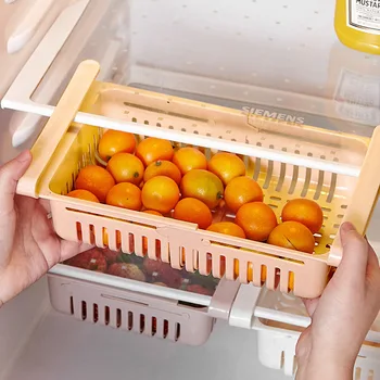 Buzdolabı Organizatör saklama kutusu Buzdolabı Çekmece plastik saklama kabı Raf Yumurta Meyve Mutfak Aksesuarları Gıda saklama kutusu