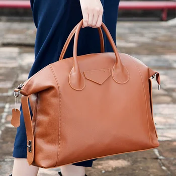 Büyük boy Hakiki Deri Tote Kadın Çanta Düz Renk Vintage Büyük Alışveriş Çantalar Büyük el çantası Kadın Siyah Çanta 2021