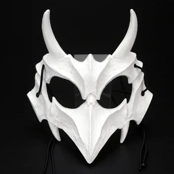 Cadılar bayramı İblis Maskesi Kurtadam Kafatası Maskesi Kostümleri Anime Cosplay Maske Yüz Şapkalar Korku Sahne Parti Cadılar Bayramı Dekorasyon İçin