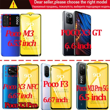 Cam, koruyucu Cam Poco M5 s Ekran Koruyucu Poco X3 GT 5G NFC Pro F3 Temperli Cam Xiaomi Pocophone M5s M 5 PocoM5