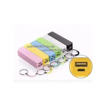 Cep Telefonu için Cep Telefonu Şarj Anahtarlık USB İle güç Bankası 18650 Harici Yedek Pil Şarj cihazı Taşınabilir
