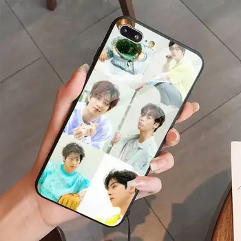 Cha EunWoo Astro Kpop telefon Kılıfı Temperli cam iphone 11 12 13 PRO MAX mini 6 7 8 artı X XS XR