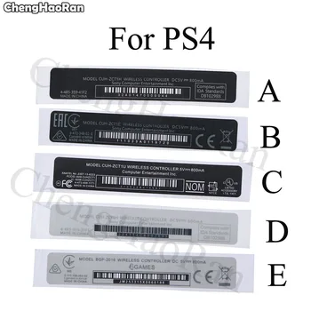 ChengHaoRan Için 1 adet PS4 Onarım Parçaları konut Kabuk Ince Arka Etiket Etiket PS4 denetleyici etiketi Arka Paster Etiket