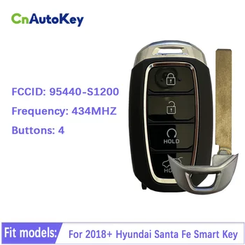 CN020165 Akıllı Uzaktan değiştirme Hyundai Santa Fe 2018 + İçin akıllı anahtar 4 Düğmeler TQ8-FOB-4F19, 433MHz 95440-S1200 Anahtarsız Gitmek