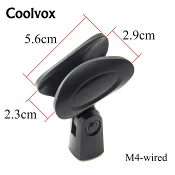 Coolvox Yeni Plastik Sahne Evrensel Klipler Kablolu Kablosuz Standart el mikrofonu Tutucu Standı Adaptörü Tutucu Elektronik