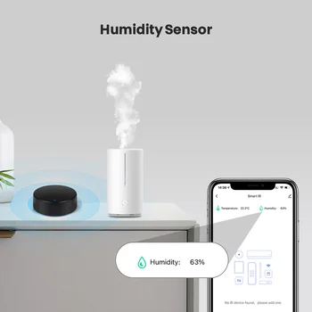 CoRui Tuya WiFi IR Evrensel Uzaktan Kumanda + Sıcaklık ve nem Sensörü Akıllı Yaşam Ses Kontrolü Alexa İle Çalışmak Google
