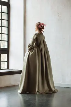 CostumeBuy 18th Yüzyıl Avrupa Rokoko Balo Elbise Kadın Marie Antoinette Barok Balo Müşteri Için L920