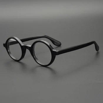 Cubojue Küçük Yuvarlak okuma gözlüğü 1.75 1.25 1.5 42mm Gözlük Çerçeveleri Okuma Erkekler Unisex Siyah Kaplumbağa Diyoptri 0.75 0.5 4.0 5