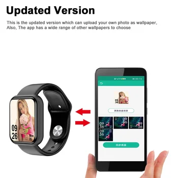 D20 Pro akıllı saat Y68 Bluetooth Spor İzci spor saat nabız monitörü Kan Basıncı akıllı bilezik Android IOS için