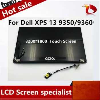 Dell XPS 13 9350 9360 1920x1080 07TH8V P54G P54G002 Plata 9360 9350 Ekran için LCD Orijinal 13.3 İnç LCD Ekran