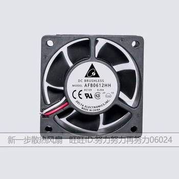 DELTA AFB0612HH 6cm 60mm fan 6025 12V 0.20 A Çift bilyalı rulman 2-wire güç soğutma fanı