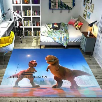 Dinozor Ana Desen Halı Oturma Odası kaymaz Halı çocuk Yatak Odası Mat Yoga Mat Büyük Halı Dekorasyon Karikatür Halı