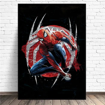 Disney Marvel Örümcek Adam Posterler ve Baskılar Resimleri duvar tuvali Resimleri Oturma Odası Dekor yatak odası dekoru Duvar Ev Dekor