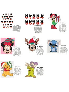 Disney Metal Kesme Ölür Şablonlar Mickey Mouse için DIY Scrapbooking Albümü Damga Kağıt Kartı Kabartma 2022 Yeni Kalıp Kesim
