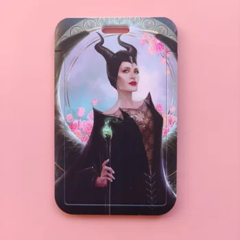 Disney Prenses İsim Kartı Kapağı Kampüs kart çantası kart tutucu KİMLİK Kartı Durumda Dikey Tarzı