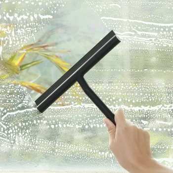 Duş sileceği pencere camı Silecek Silikon Kazıyıcı Temizleyici Uzun Tutucu banyo aynası Silecek Kazıyıcı Cam Temizleme Aksesuarları
