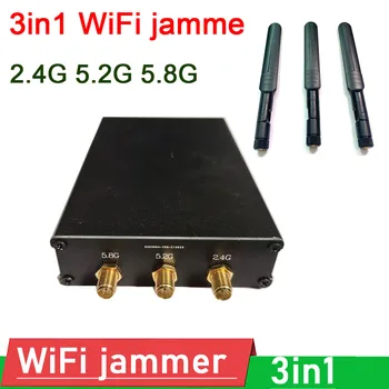 DYKBmetered 3in1 2.4 G 5.2 G 5.8 G WiFi önlemek WİFİ sinyal Korumalı 5G 2.4 Ghz Bluetooth girişim RF amplifikatörü + anten