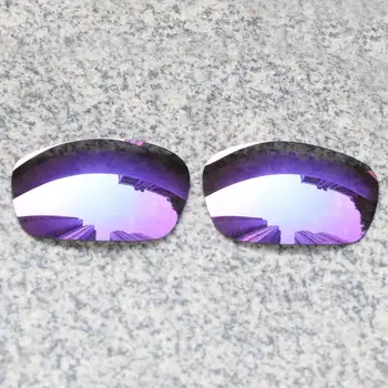 E. O. S Polarize Gelişmiş Yedek Lensler Oakley Çene Kemiği Güneş Gözlüğü-Menekşe Mor Polarize Ayna