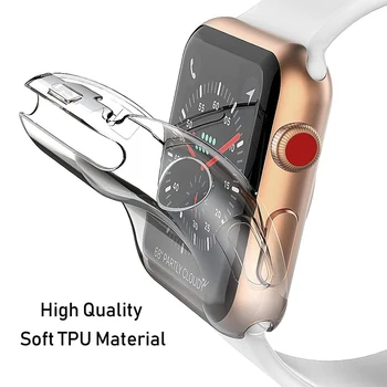 Ekran Koruyucu İçin Apple Watch Case 49mm 45mm 41mm 44mm 40mm 42mm 38mm TPU Tampon Kapak Apple Watch Kapak serisi 8 7 SE2 6 5 4