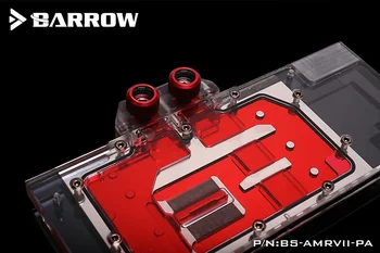 EL ARABASI Su Bloğu Kullanımı AMD Radeon VII Kurucu Edition / Tam Kapak GPU Bloğu / Destek Orijinal Arka Plaka 5V 3PIN Başlık RGB