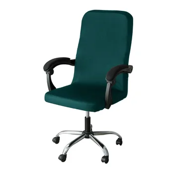 Elastik Ofis patron sandalyesi Kapak Moda Basit Tek Döner sandalye kılıfı Bilgisayar Oyunu Dışkı Entegre Koruyucu Kapak