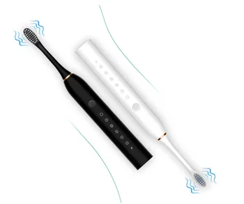 Elektrikli Diş Fırçası Sonic 6 Dosyaları Yetişkinler Ev Yumuşak Kıl USB Şarj Edilebilir Su Geçirmez Çiftler Elektrikli Diş Fırçası Yeni 2021