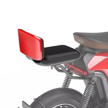 Elektrikli Motosiklet Ön Çerçeve Sepeti İnsanlı Arka Ayak istirahat yastığı Eyer Pil anti-hırsızlık Kilidi Süper Soco Ru Du