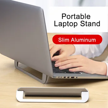 Eleror Lüks laptop standı Ayarlanabilir Katlanabilir Taşınabilir Alüminyum Dizüstü Standı