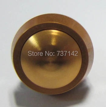 ELEWIND 12mm Dome başkanı Altın renk Alüminyum alüminyum eloksal push button anahtarı (PM121B-10/J/A / Altın renk)
