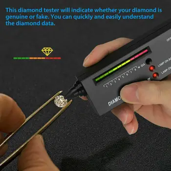 Elmas Taşlar Test Cihazı Kalem Taşınabilir Taş Seçici Aracı LED Göstergesi Doğru Güvenilir Takı Test Aracı Dropship