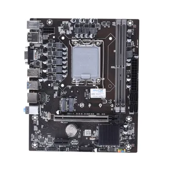 ENVİNDA Masaüstü H610 Anakart LGA 1700 Desteği Intel Core ı3/ı5/ı7 / ı9 12th İşlemci Çift Kanal DDR4 Bellek NVME M. 2 H610M
